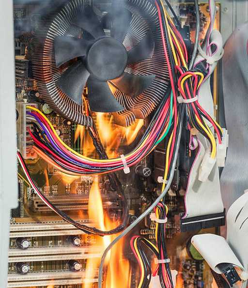 يمكن ان تتعرض الاجهزة والمعدات للتلف نتيجة الحوادث