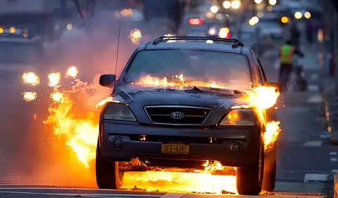 أنسب أجهزة إطفاء حرائق السيارات