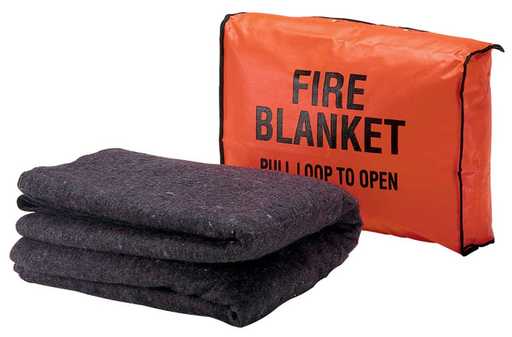 كيفية إستخدام بطانية الحريق في الحرائق المنزلية